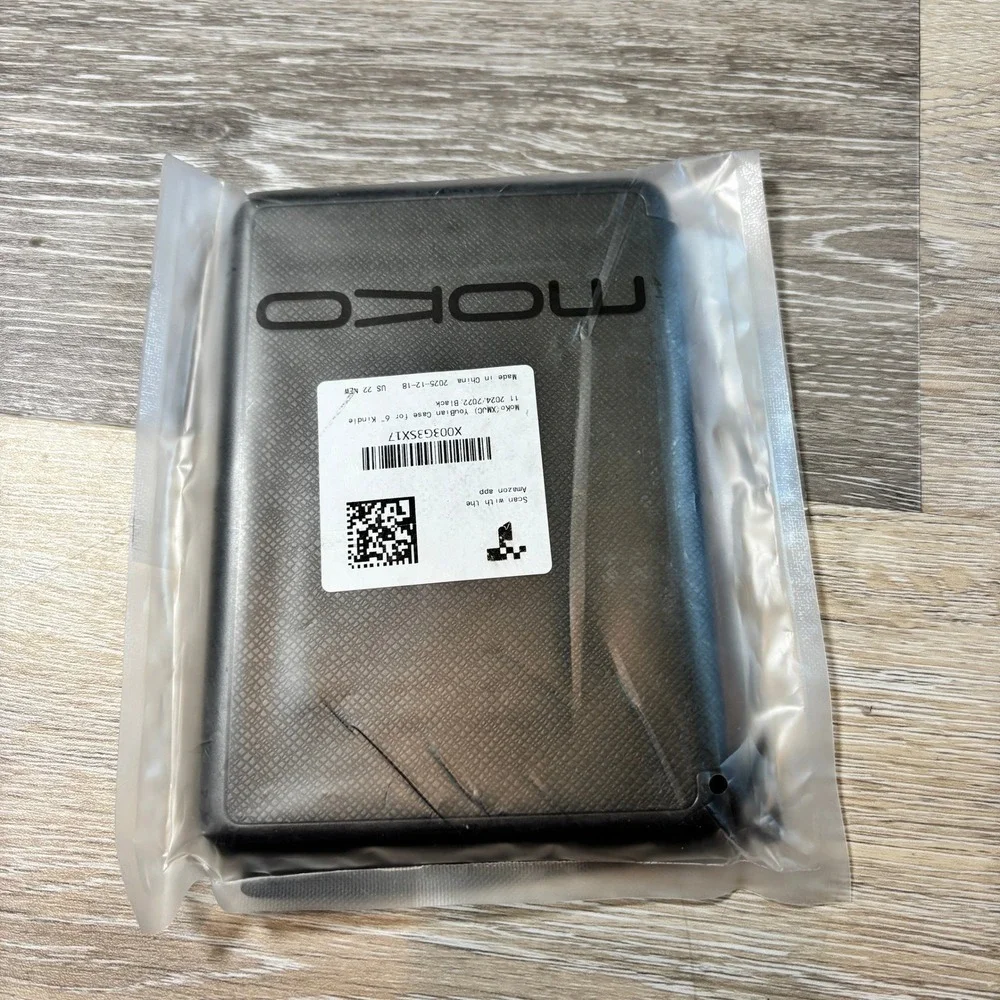 MoKo Black Slim Folio Case for Kindle 11th Gen 2024 2022 6